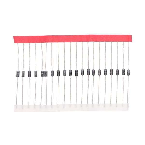 100PCS 1N4007 Rectifier Diodes - 1A 1000V DO-41 Axial - High-Quality Components for Reliable Performance