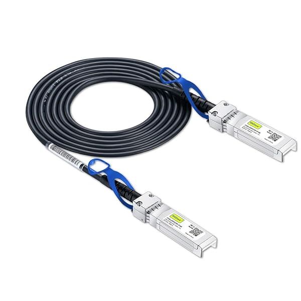 10Gtek 25G SFP+ DAC Cable 25GBASE-CR SFP28 to SFP28 Passive Direct Attach Copper Twinax Cable 2 Meter for Intel XXVAOCBL2M