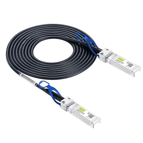 10Gtek 25G SFP28 SFP+ DAC Cable 25GBASE-CR Passive Direct Attach Copper Twinax Cable 5 Meter for Cisco Ubiquiti Supermicro and More