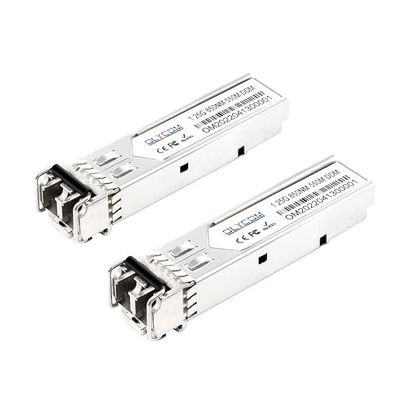 1.25G SFP 1000Base-SX 850nm Industrial MMF Multimode Duplex LC DDM Outdoor Use 2Pack