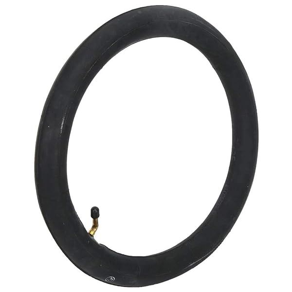 14 x 2.125 Bike Inner Tube for Electric Scooters with Metal Schrader Valve and Bent Stem Durable Rubber Construction