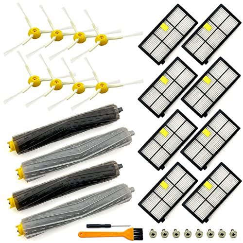 18 Pack Replacement Parts Compatible with iRobot Roomba 800 900 Series 805 850 860 861 864 866 870 871 880 890 891 960 980 981 985 961 Vacuum
