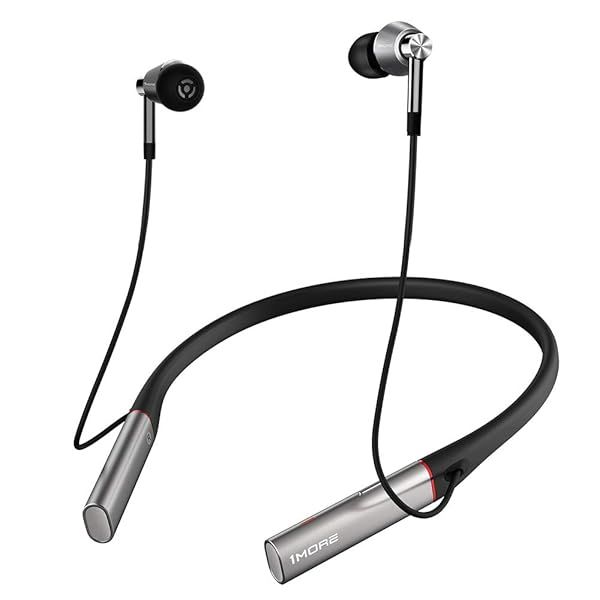 1MORE Triple Driver BT Earphones: Hi-Res Wireless Sound, Noise Isolation & Fast Charging - Silver