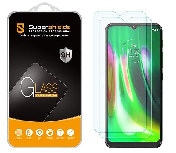 Supershieldz 2 Pack Tempered Glass Screen Protector for Motorola Moto G50 Moto G30 Anti Scratch Bubble Free