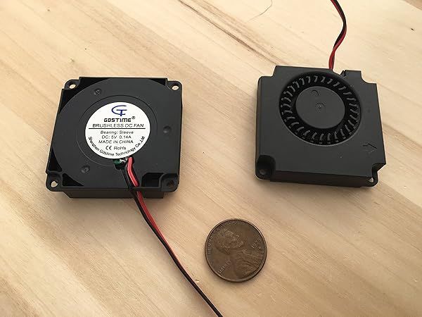 2 Pieces 40mm 5V Brushless Exhaust Centrifugal Blower Fan 4010S C35 for Efficient Cooling