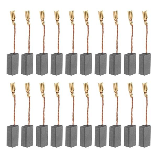 20pcs Replacement Carbon Brushes for Electric Motor Drill - High Conductivity 5x8x16mm