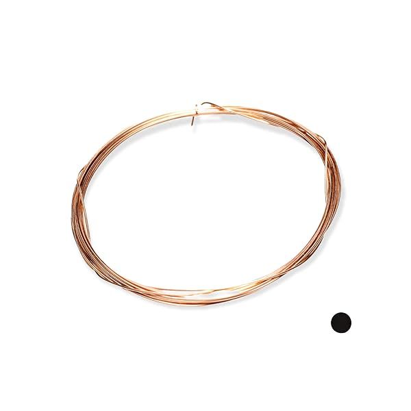 22 Gauge 14/20 Rose Gold Filled Wire - Half Hard 14K Pink Gold Wire, 5FT Made in USA | CRAFT WIRE