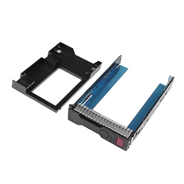 2.5 to 3.5 Hard Drive Adapter SSD and Tray Caddy Compatible with HP Proliant G8 G9 DL380e BL420c BL460c DL360e DL360p DL380p