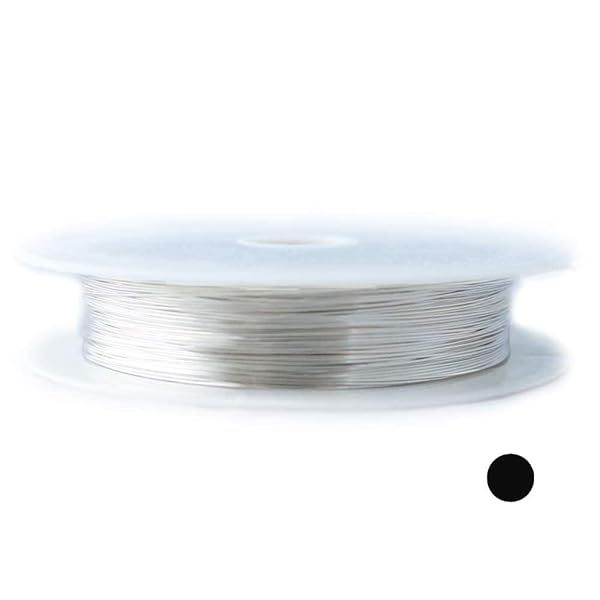 Buy 28 Gauge 925 Sterling Silver Wire - Round Dead Soft, 25FT Made in USA | CRAFT WIRE