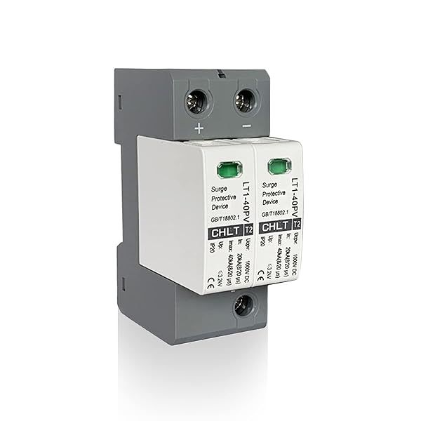 2P Surge Arrester 1000V DC Protector - 40KA Lightning Protection for Photovoltaic Systems