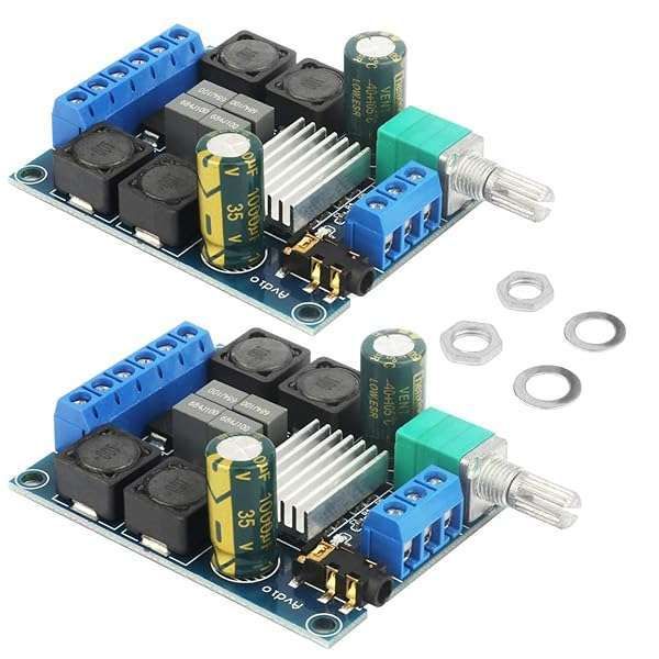 2pcs TPA3116D2 Class D Stereo Amplifier Board - 2x50W, DC 5V-24V Digital Audio Solution