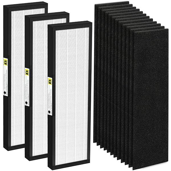 3 Pack FLT4825 True HEPA Filter Replacement for G Guardian Air Purifier Models AC4825 AC4300 AC4800 AC4850PT AC4900CA AC4820 AP2200CA