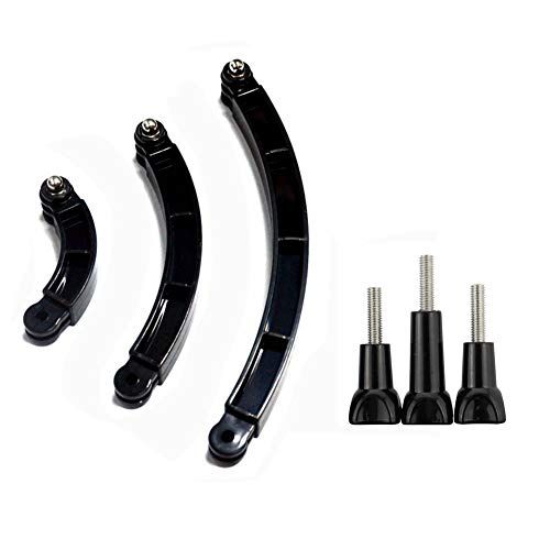 3 in 1 Extension Pivot Arm Williamcr Adjustable Monopod Bracket for GoPro 11 10 9 8 7 6 5 Black Session 5 4 Action Cameras