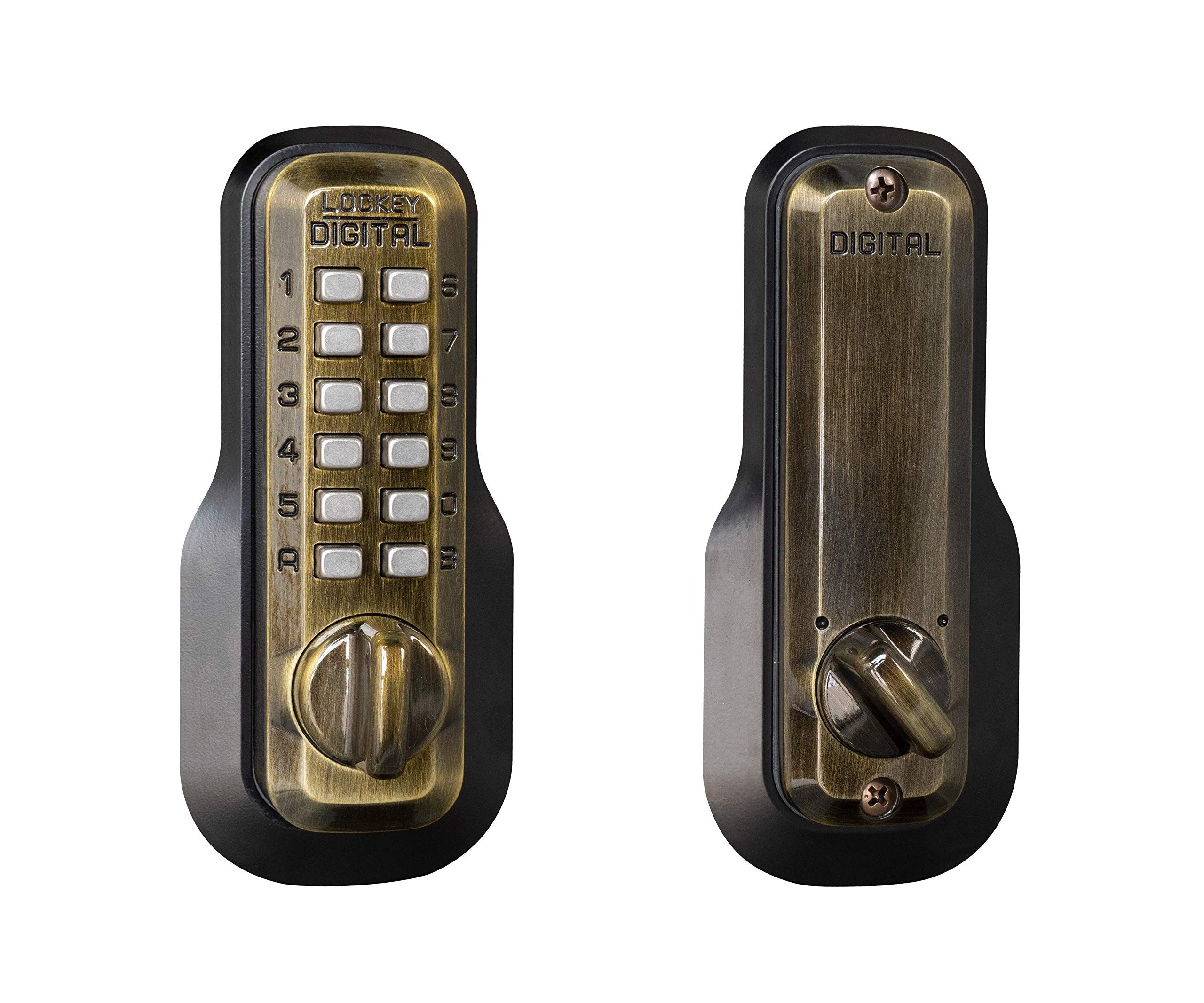 Secure Your Home with M210AB Mechanical Keyless Deadbolt - Easy Installation & Enhanced Safety