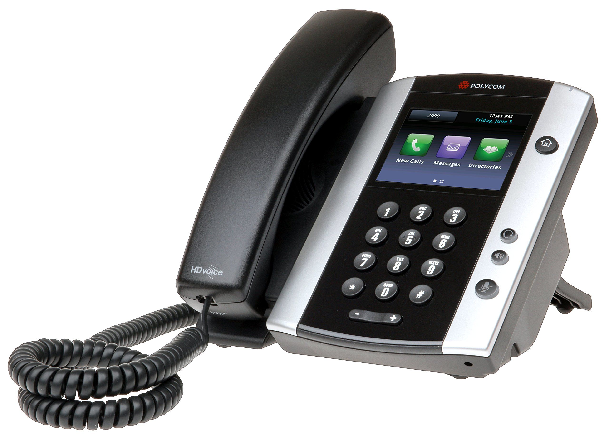 Buy Polycom VVX 500 12-Line Business Media Phone - POE, No Power Supply Included
