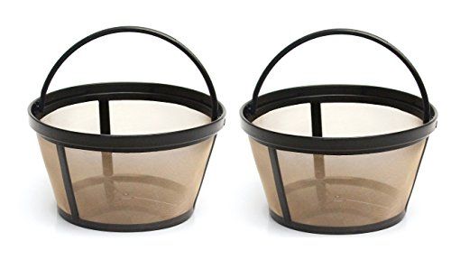 4 Cup Basket Style Permanent Coffee Filters for Mr Coffee Set of 2 Ideal for 4 Cup Coffeemakers 2.9 Inch Size