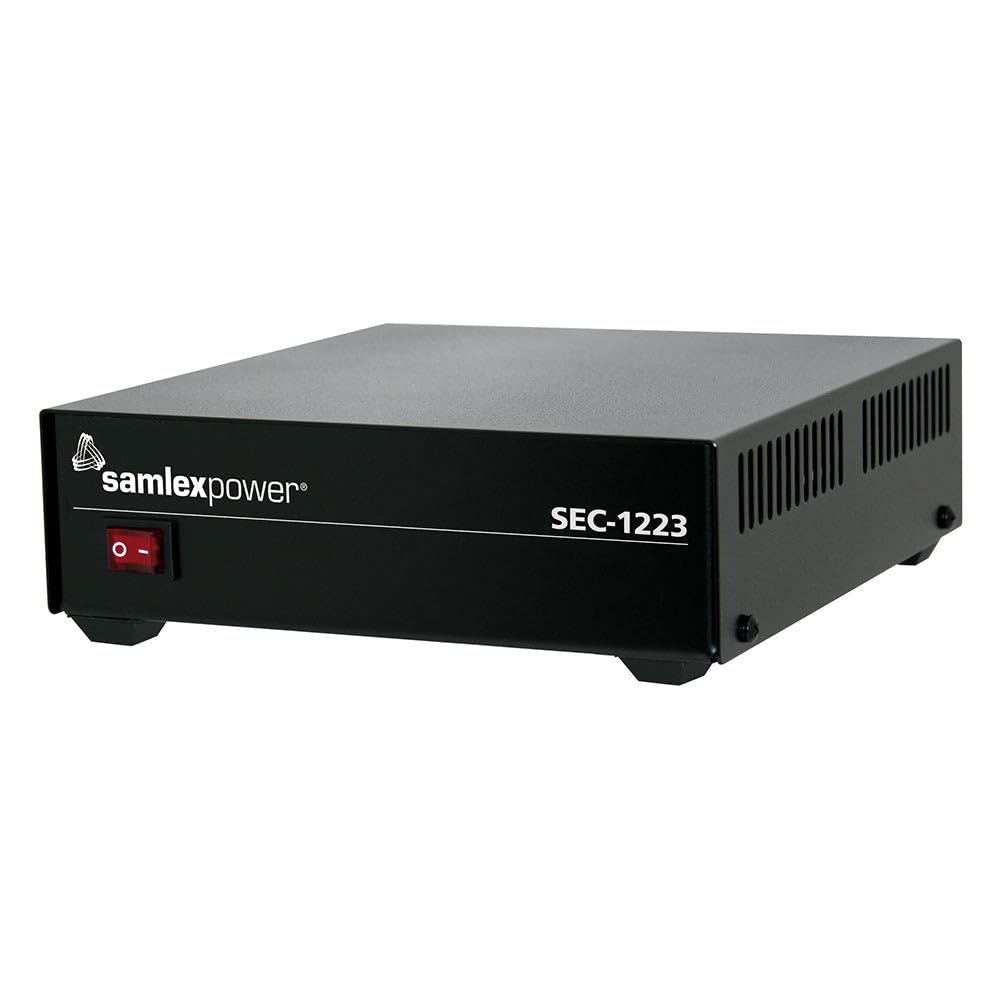 Samlex SEC-1223: 23 Amp Compact Switching Power Supply with Advanced Technology & Low Ripple