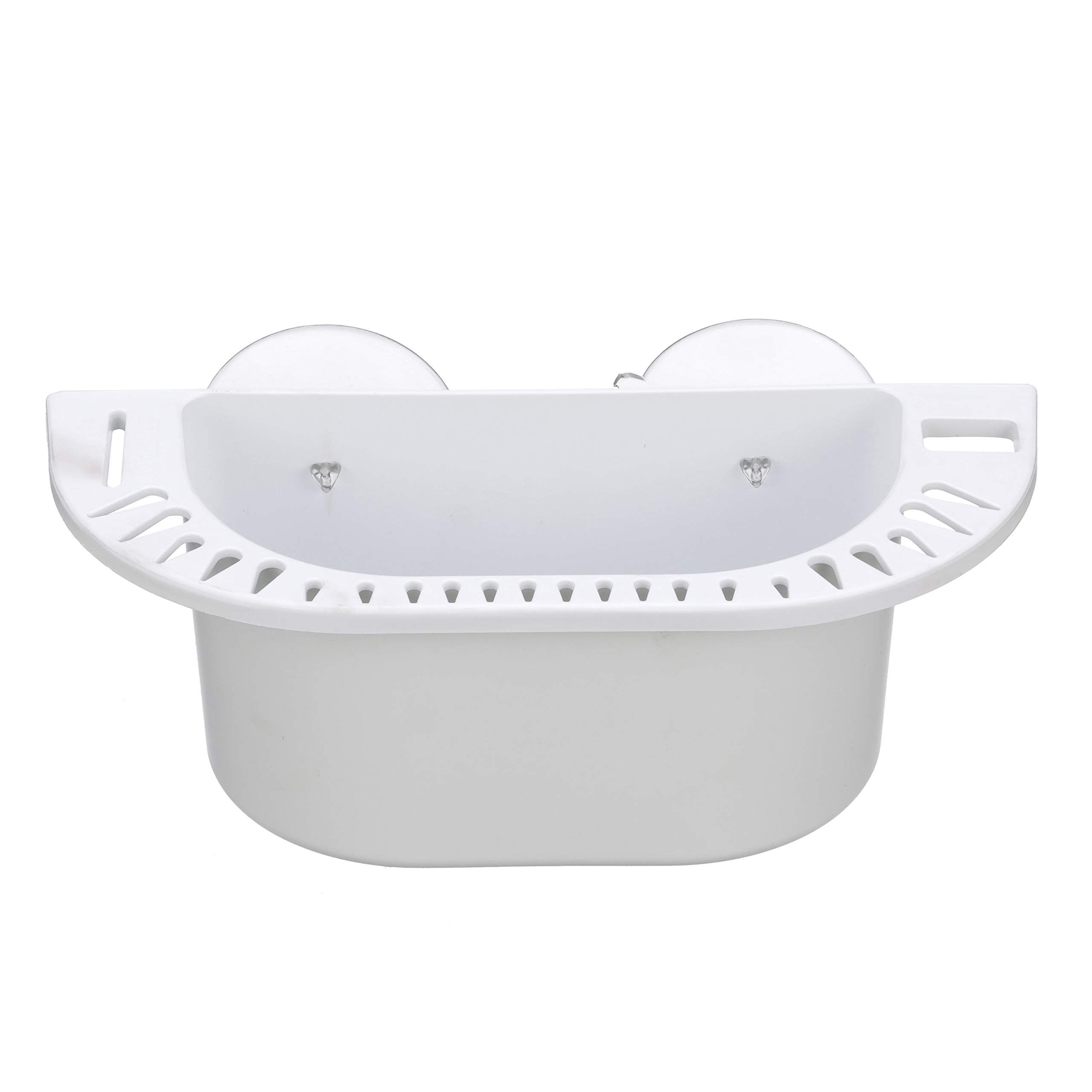 Seachoice Cockpit Organizer with 3 Suction Cups - Easy Mounting for Boats, White