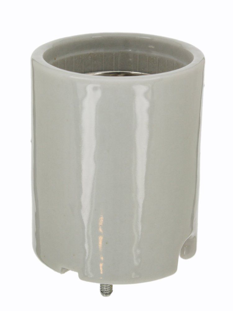 Leviton 8678 WH Porcelain Lamp Holder Mogul 1500W 600V - Durable & Reliable Lighting Solution