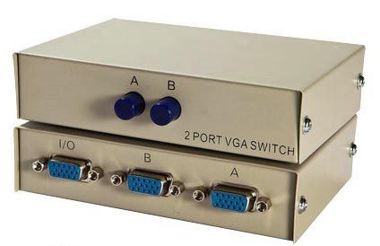 2 Ports VGA Switch Selector Box: Connect 2 PCs to 1 Monitor Easily