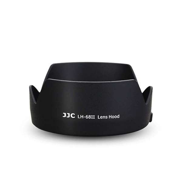 50mm Reversible Lens Hood for Canon EF 50mm f/1.8 STM - Tulip Flower Design, Black, Replaces ES-68