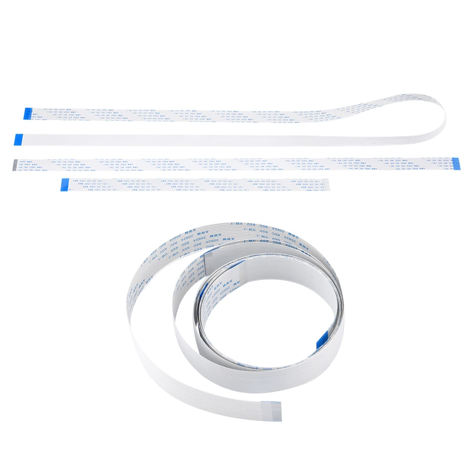 3Pcs FFC Cable Extender 15Pin 30cm/50cm/100cm for Raspberry Pi Camera - Flexible Flat Ribbon Cable