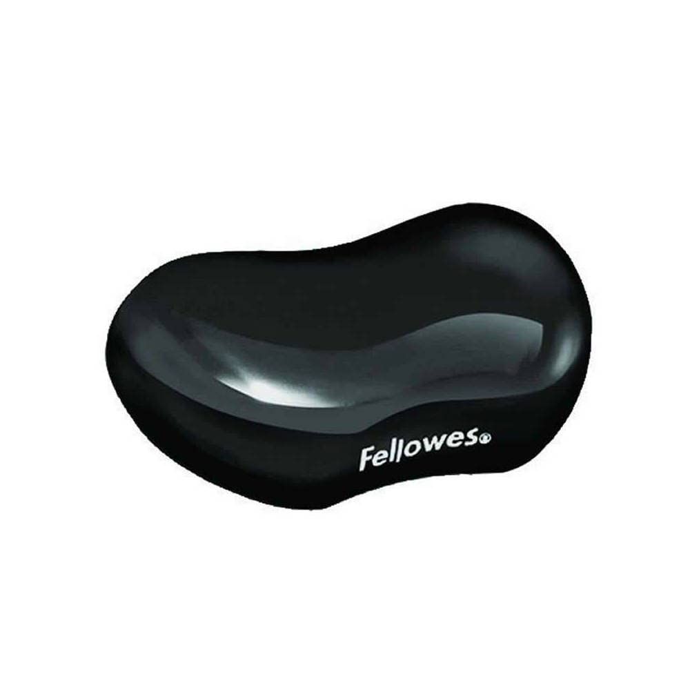 Fellowes Gel Wrist Rest - Ergonomic Mouse & Keyboard Support with Non-Slip Base for Home Office Use - Black