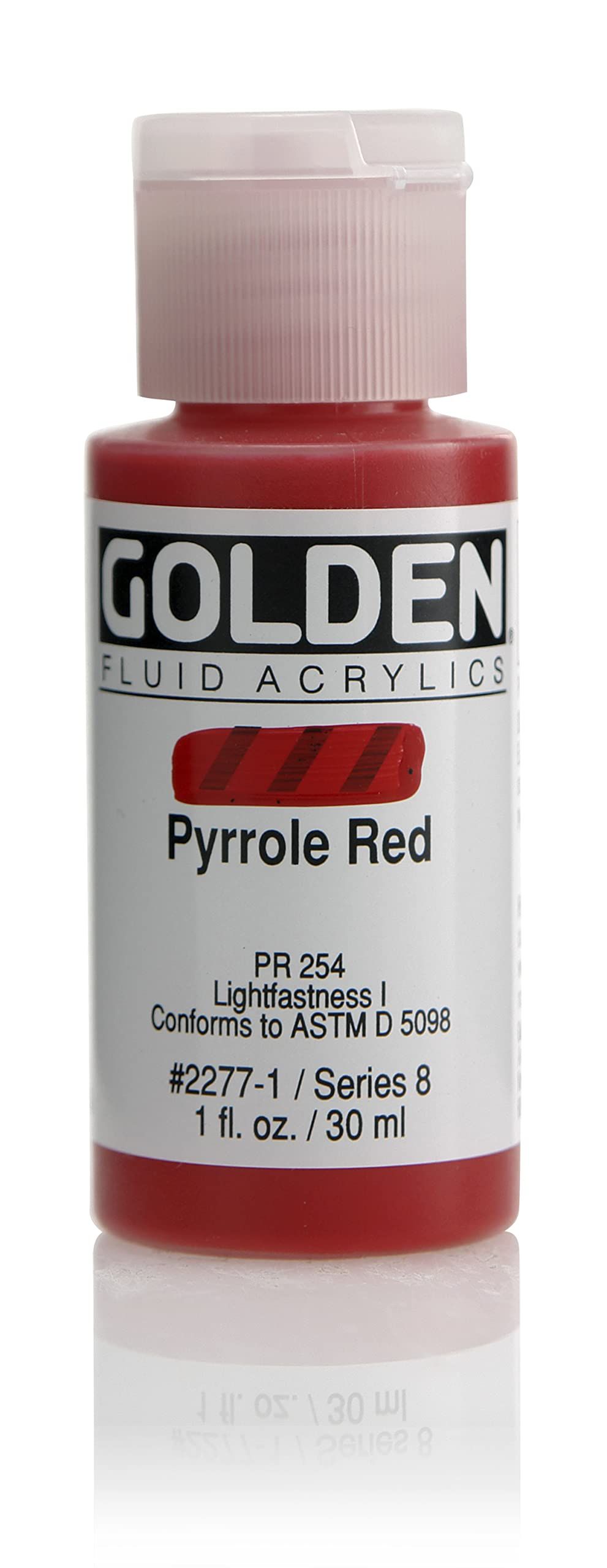 Buy Golden Fluid Acrylics Pyrrole Red 1 oz - Vibrant Paint for Artists