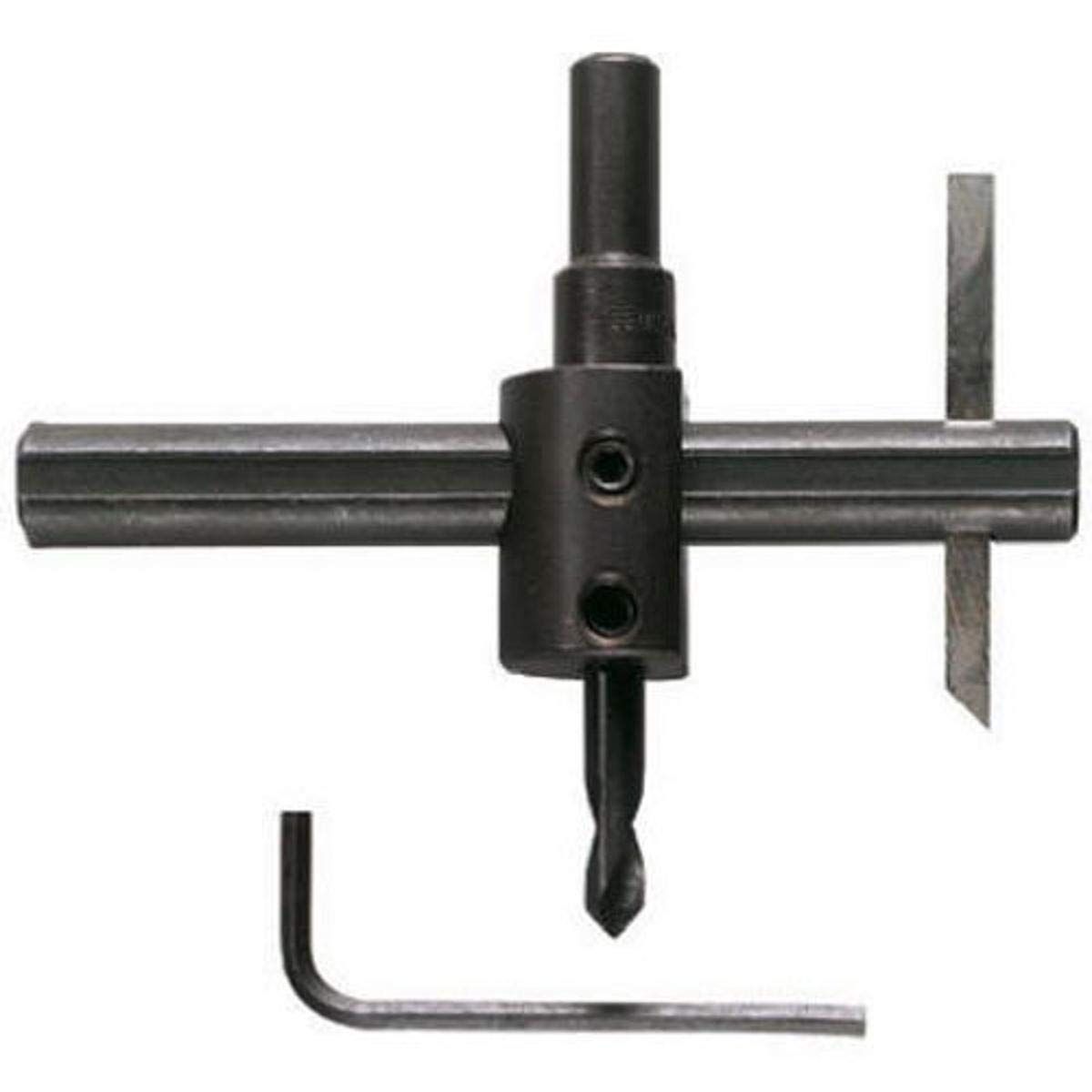 General Tools 5B Circle Cutter: Adjustable 1-6 Inches, Precision Cutting Tool in Black