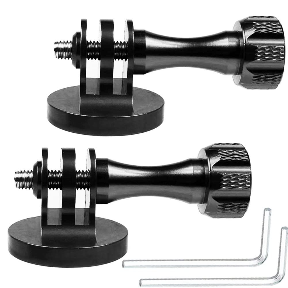 VIZEMO 2 Pack Aluminum Tripod Monopod Mount for GoPro Hero 11/10/9/8 & DJI OSMO - Durable Adapter with Thumbscrew