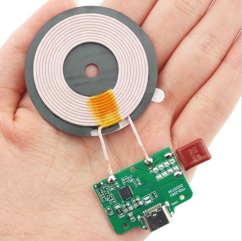 SJZBIN 15W Qi Wireless Charger PCBA Circuit Board & Coil Pad - Fast, Efficient Charging Solution