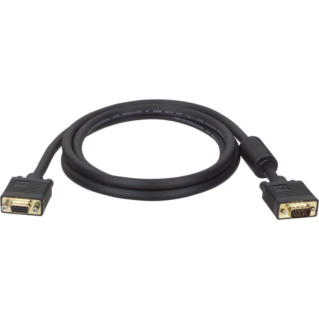 Tripp Lite 100ft VGA Monitor Extension Cable M/F - High Res 2048x1536 (1080p) HD15 RGB Coax for Optimal Performance