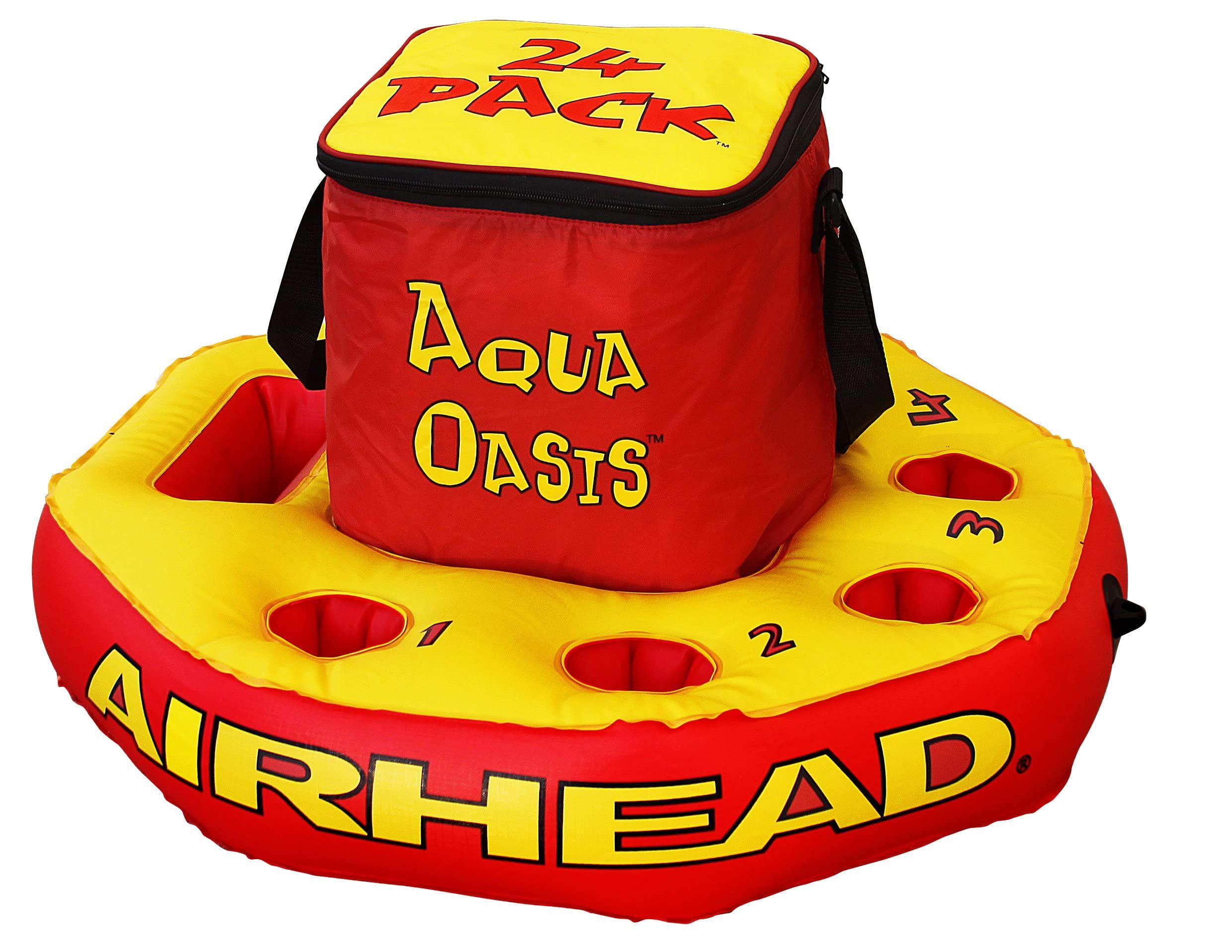 Airhead Aqua Oasis Floating Beverage Cooler: Keep Drinks Cold While You Relax on Water