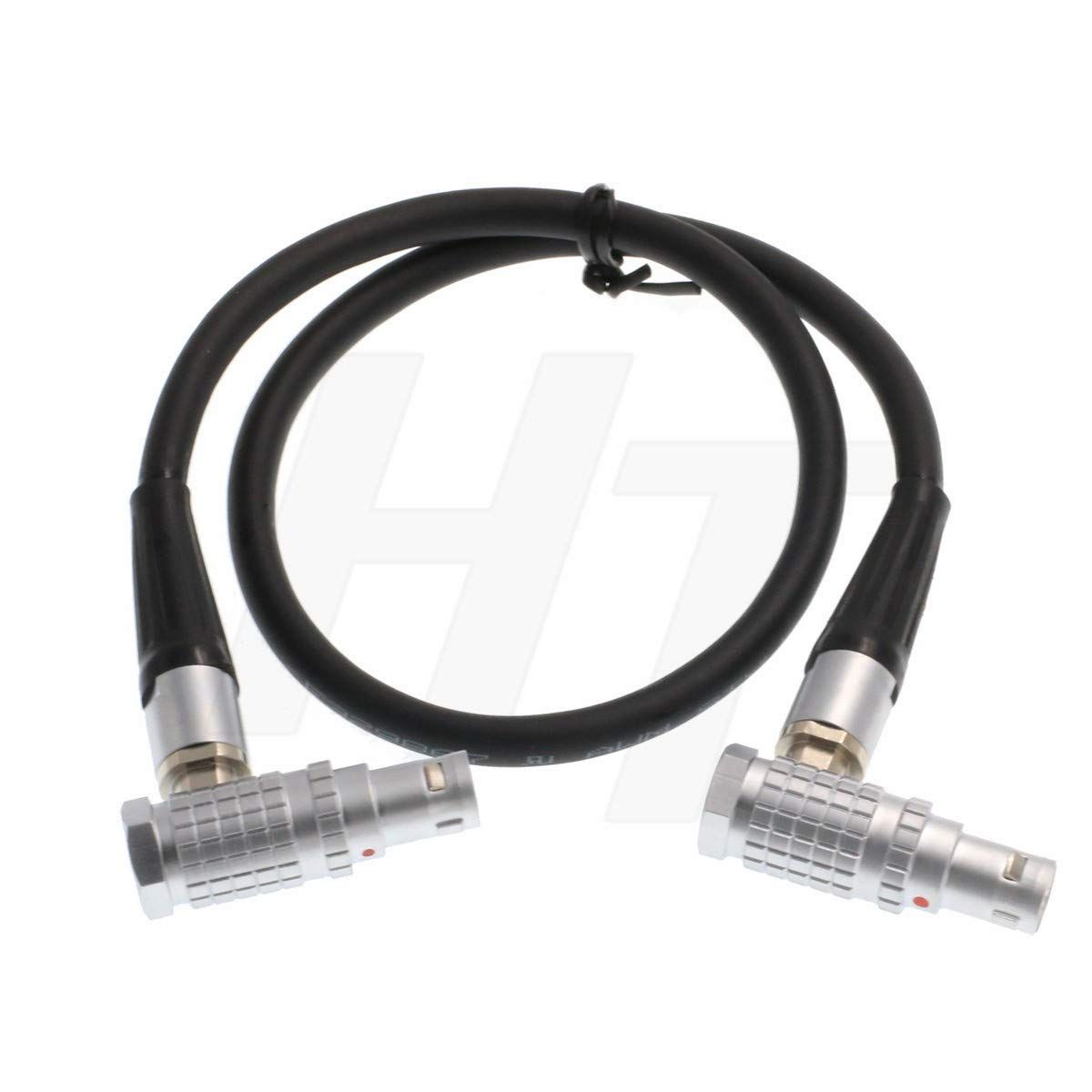 HangTon 16 Pin LCD EVF Cable for RED DSMC2 Epic/Scarlet - 80cm Right Angle for Touchscreen Monitor