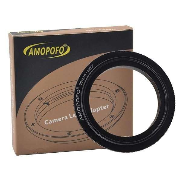 58mm Macro Reverse Mount Adapter for Sony E-Series Cameras A6500 A6300 A6000 A7RIII A9 A7III & More