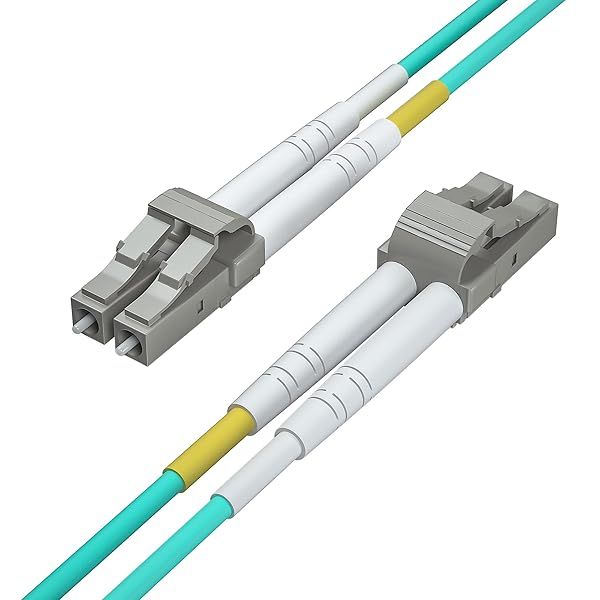 5M OM3 LC to LC Fiber Patch Cable 10Gb Multi-Mode Jumper Duplex LSZH 50/125um for 10G 1G MMF SFP Transceiver Green 16.4ft