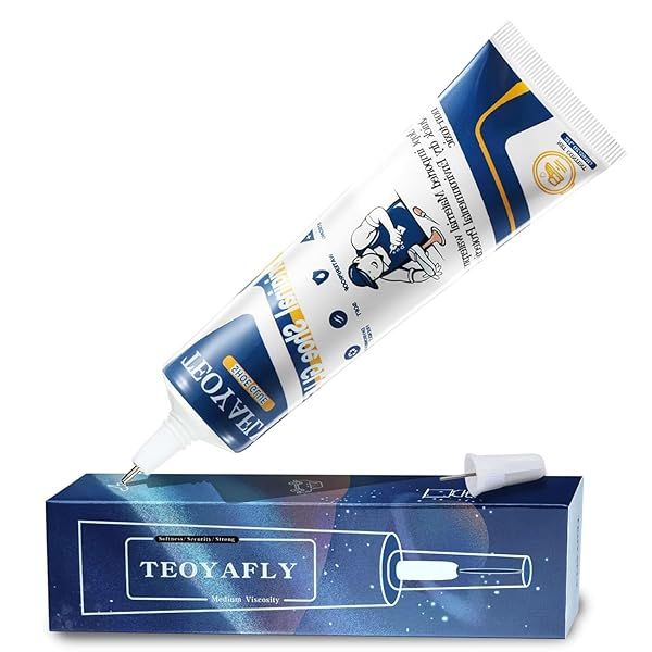 60g Waterproof Shoe Glue for Sole Repair - Slow-Drying, Non-Hardening Adhesive for Boots, Heels & Leather