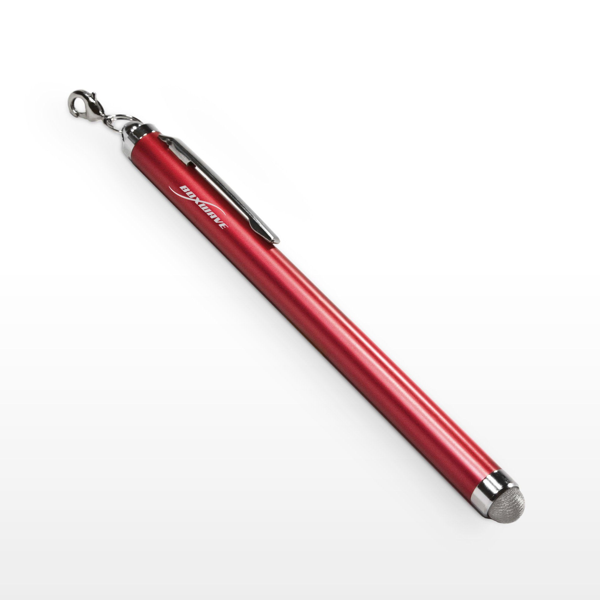 BoxWave EverTouch Stylus for iPad 4 & 3 - Ultra Durable FiberMesh Tip for Precision & Smooth Glide (Crimson Red)