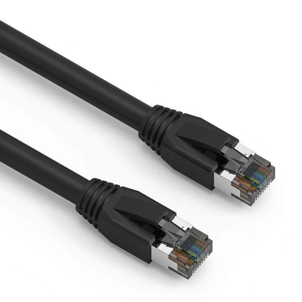 High-Speed Nippon Labs Cat8 3FT Ethernet Cable - 40Gbps, Weatherproof, Ideal for PS4, PS5, Xbox, Router & More