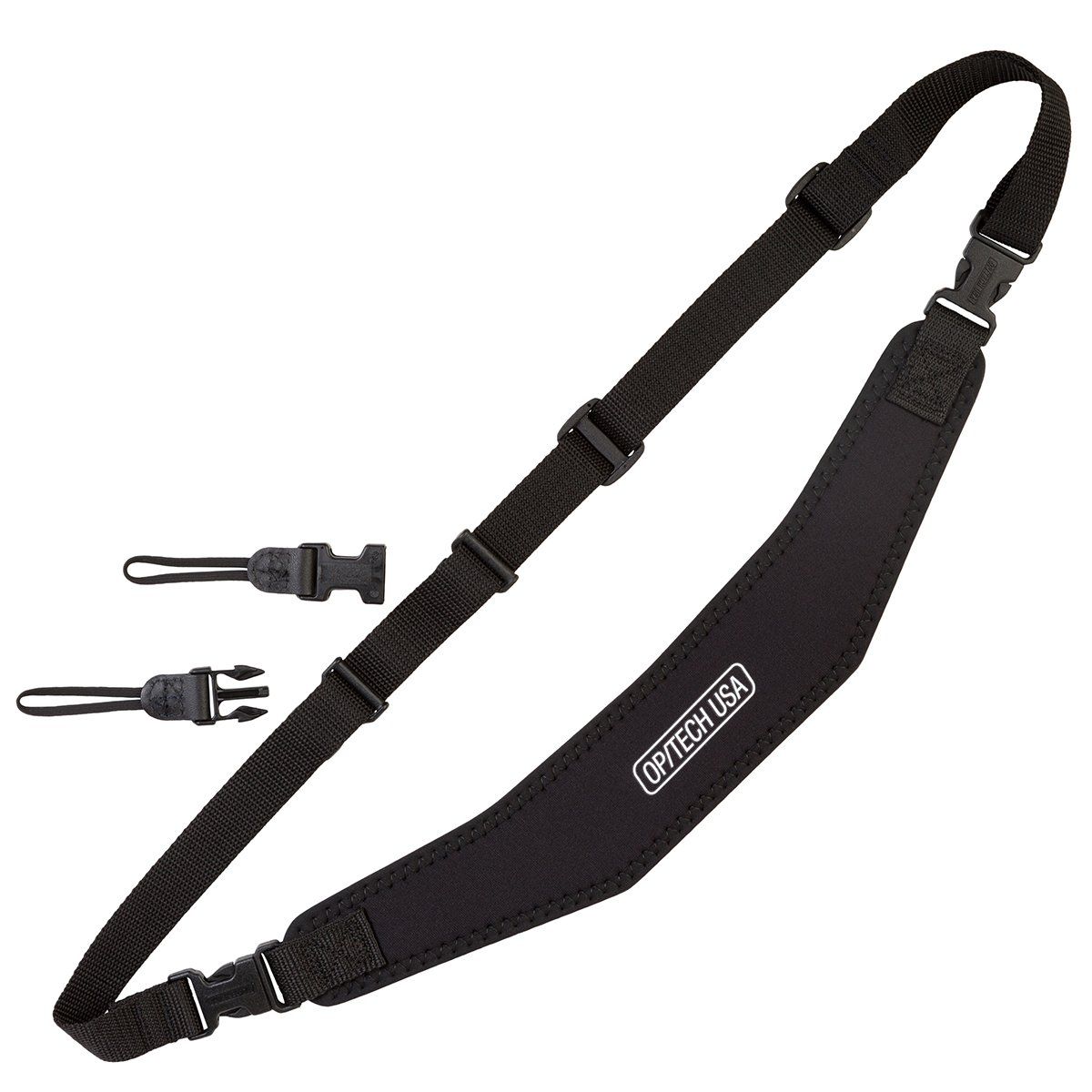 OP/TECH USA Padded Camera Sling Strap for Canon, Nikon, Sony & More - Quick Disconnects & Control-Stretch System