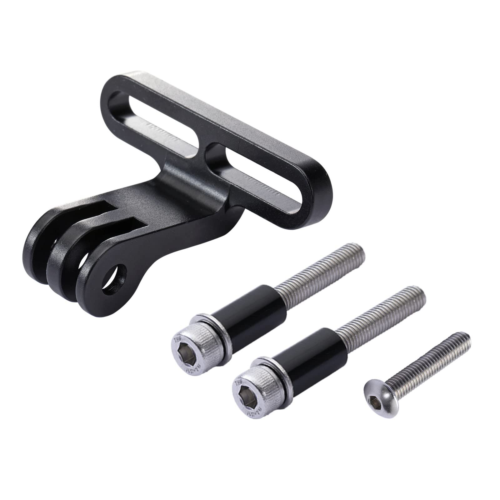 VEXPLO Bicycle Handlebar Stem Mount for GoPro & Garmin - Full Metal Camera Mount with M5 Bolts