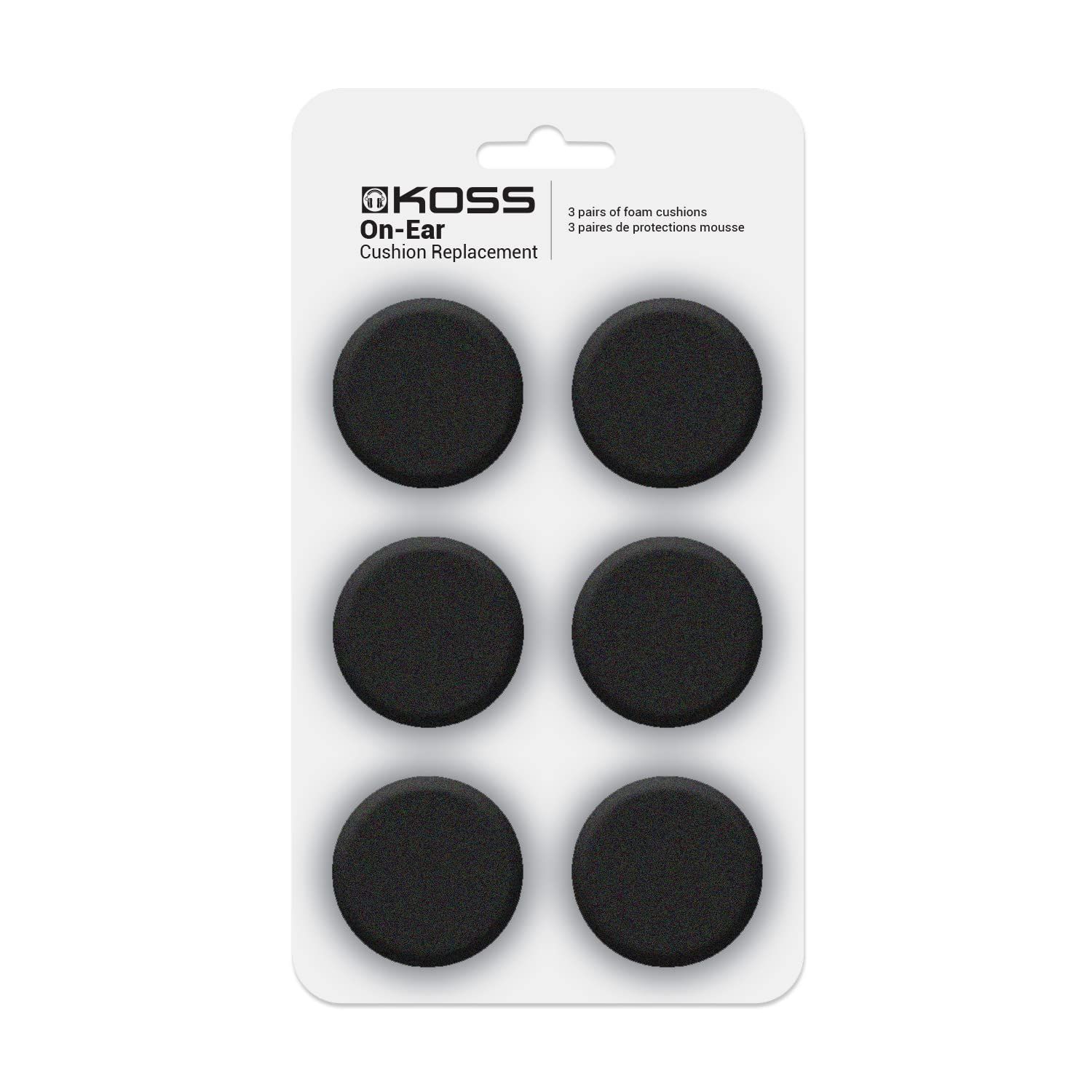 Buy Koss Portable Replacement Cushions in Black - Comfortable & Durable Ear Pads for Enhanced Listening Experience