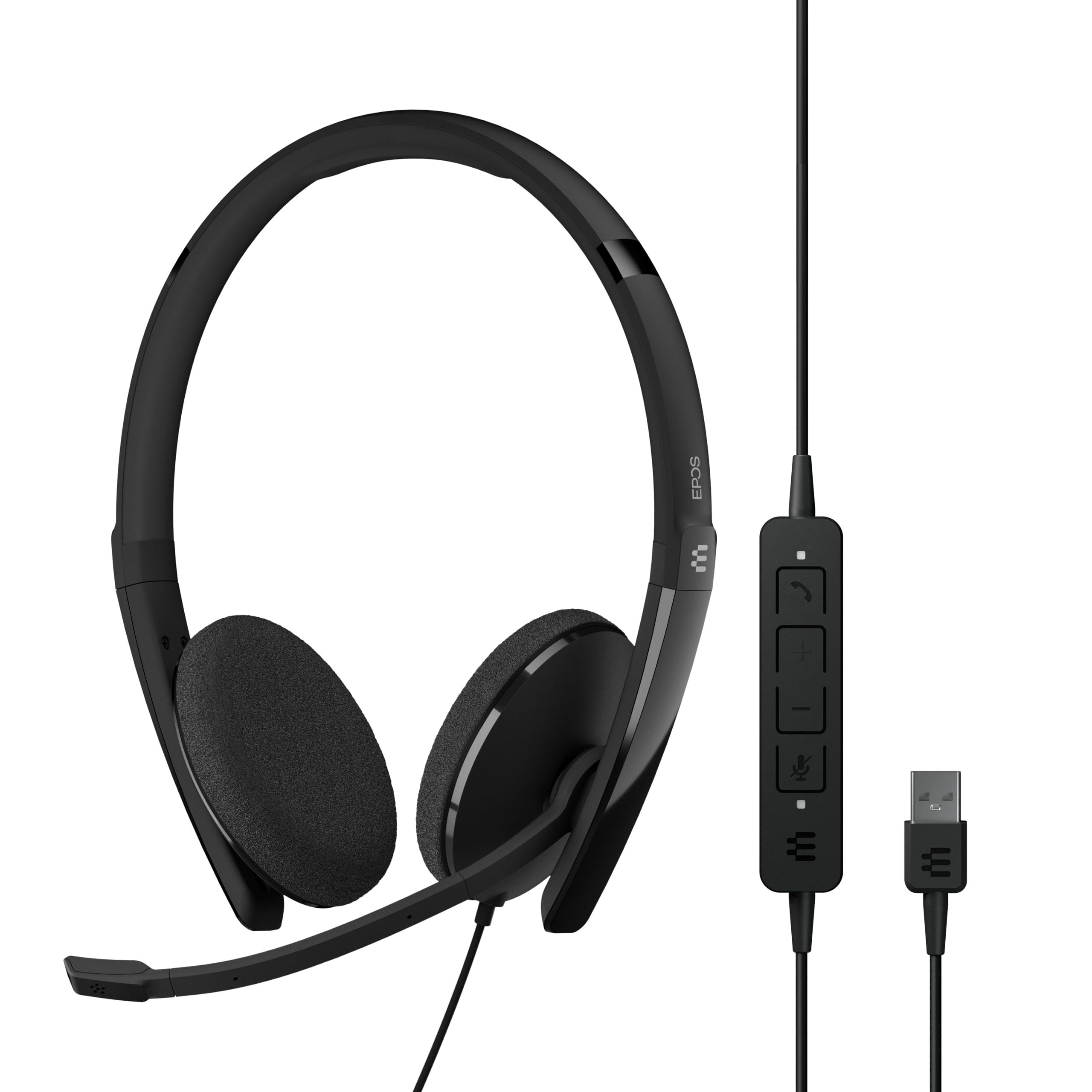EPOS Adapt 160 USB II: Wired UC Headset with Superior Stereo Sound & Comfort - Perfect for Calls
