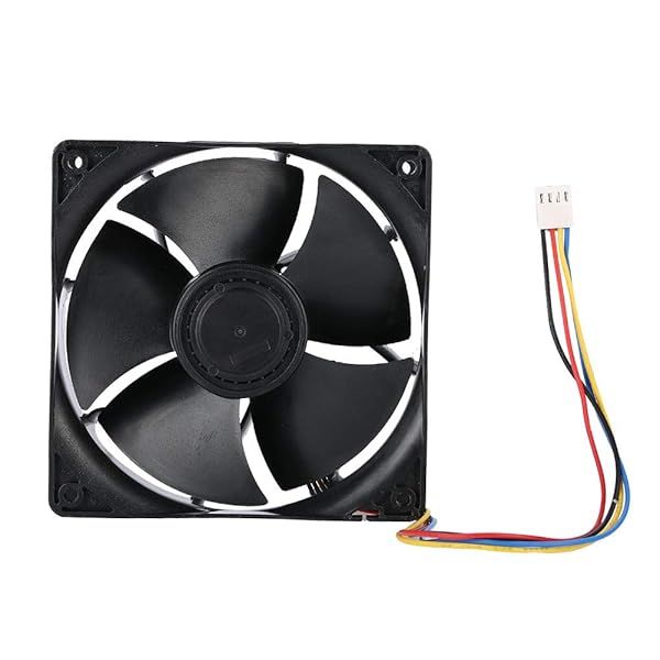 ASHATA 7000RPM Wind-Force 4 PIN Cooling Fan 250.3CFM Efficient Heat Dissipation for Antminer Mining Systems