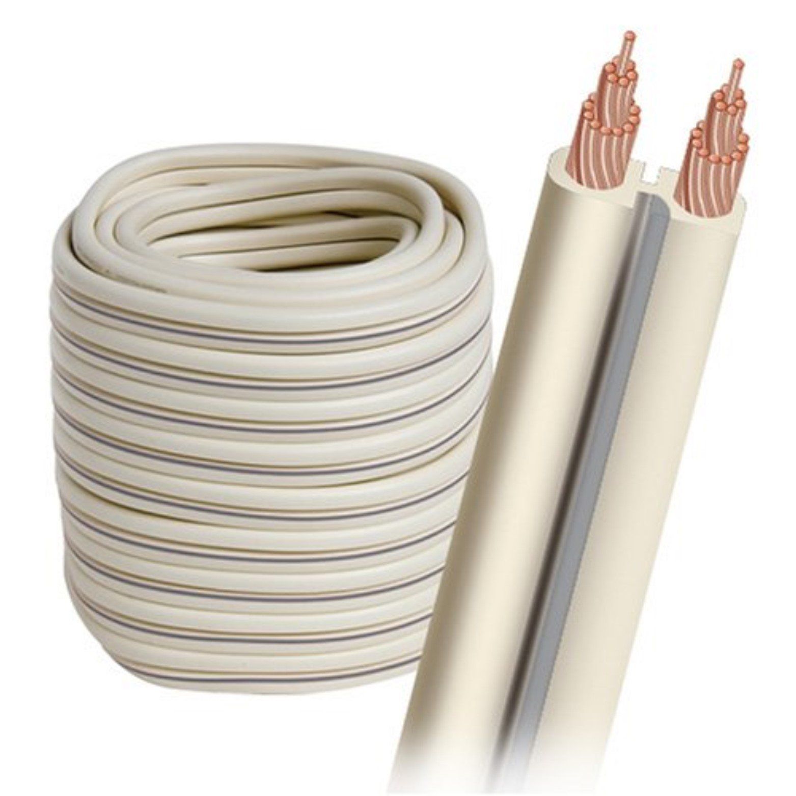 AudioQuest G-2 bulk speaker cable - 16 AWG 50' (15.24m) spool - white jacket