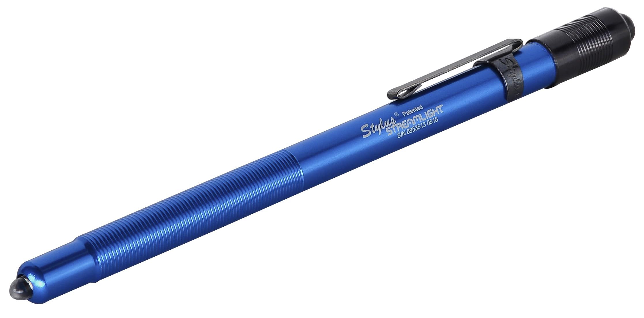 Streamlight 65050 Stylus 11-Lumen LED Pen Light - Blue with 3 AAAA Batteries | Compact & Bright