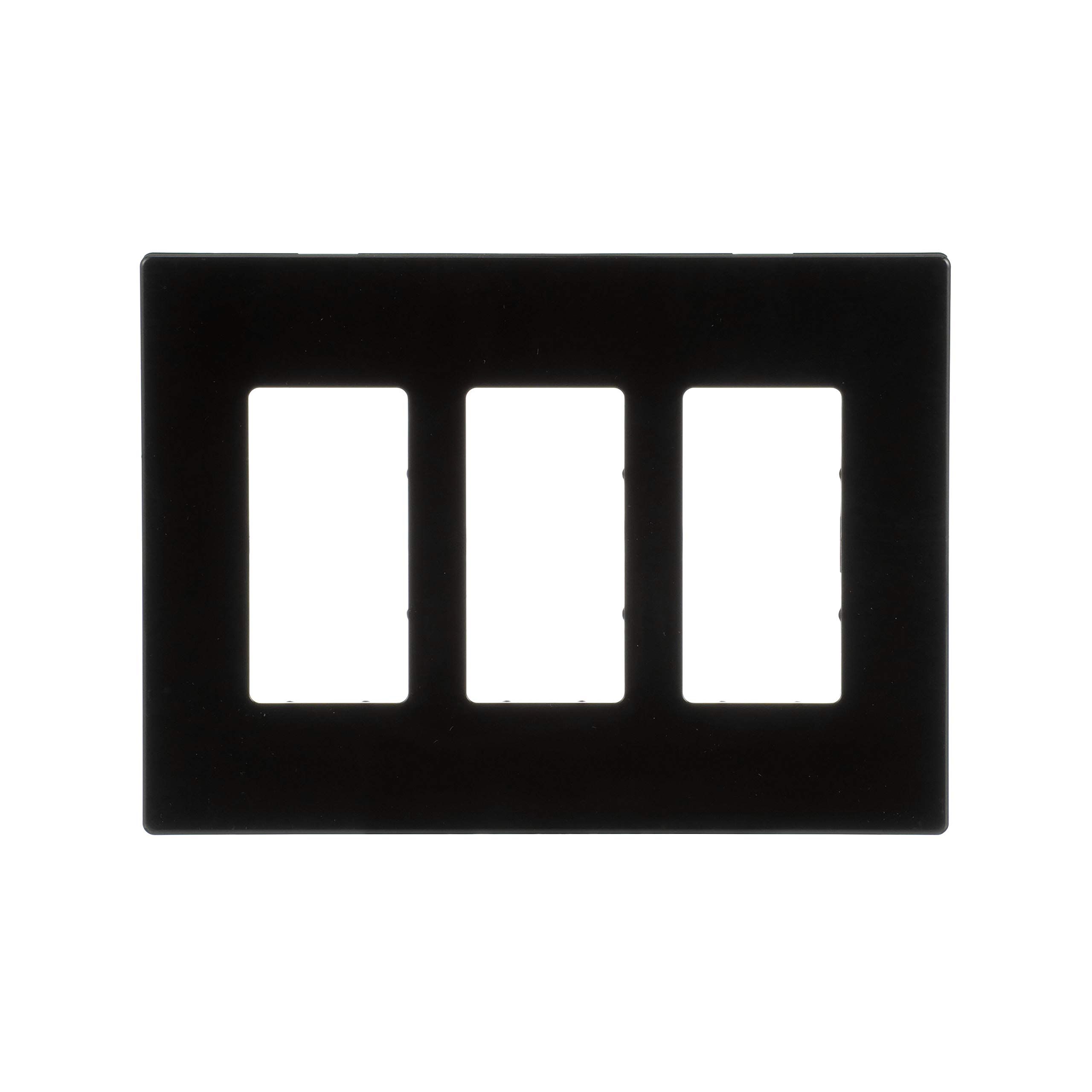 Buy Eaton PJS263BK 3-Gang Black Screwless Wallplate - Stylish Decorator Design for Modern Homes