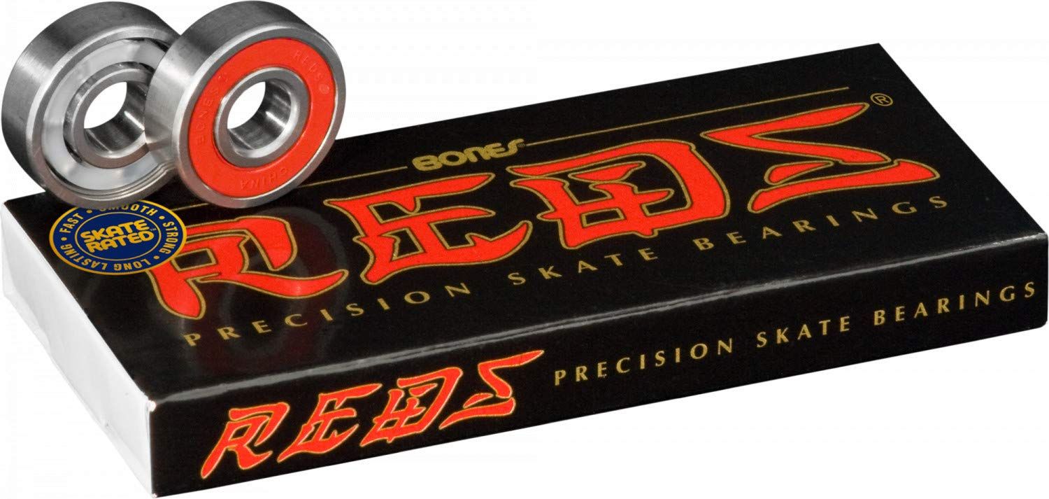 Buy Bones REDS Skateboard Bearings 8 Pack - Smooth Performance & Durability