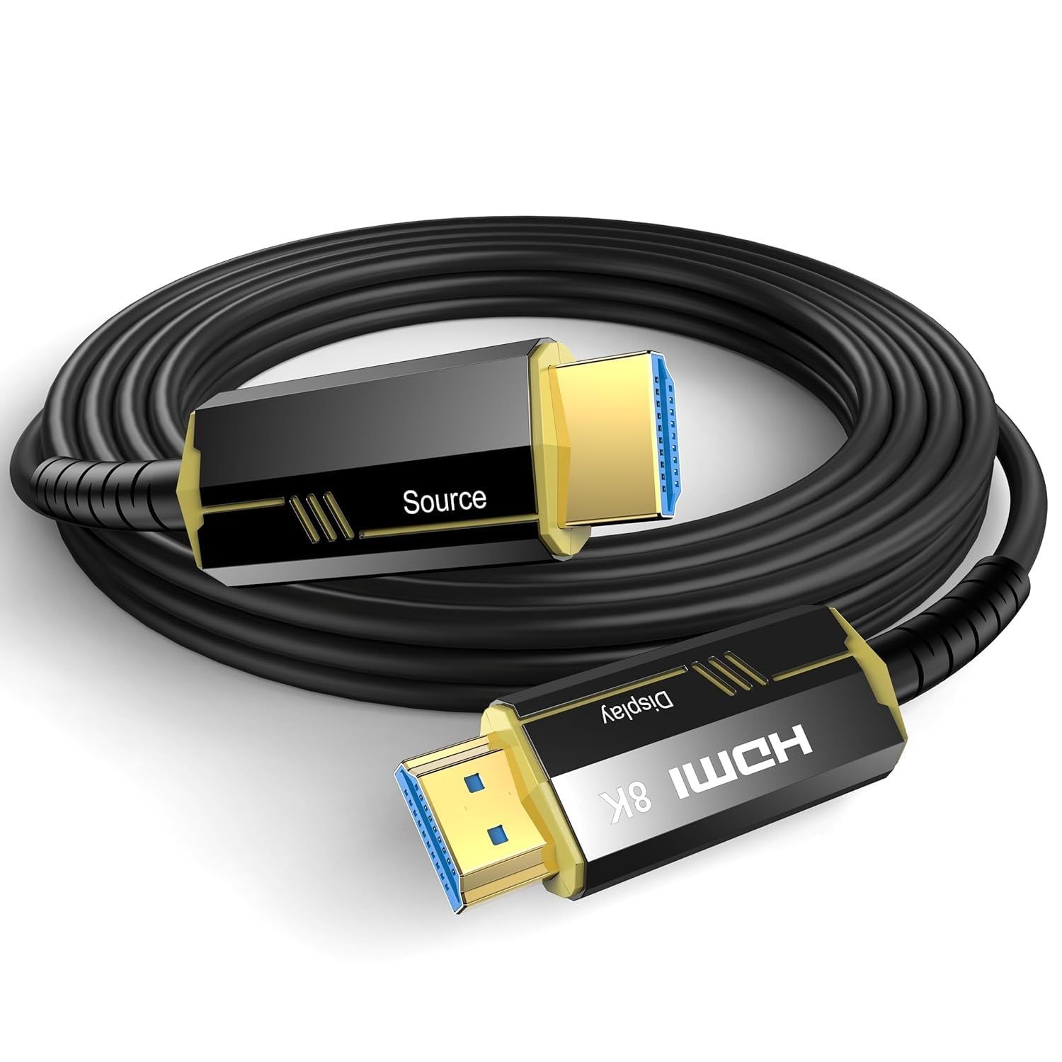 Buy DGHUMEN 8K Fiber Optic HDMI Cable 10Ft - Ultra High Speed 48Gbps for PS5, PC & HDTV - Gold Plated, 8K@60Hz, 4K@120Hz
