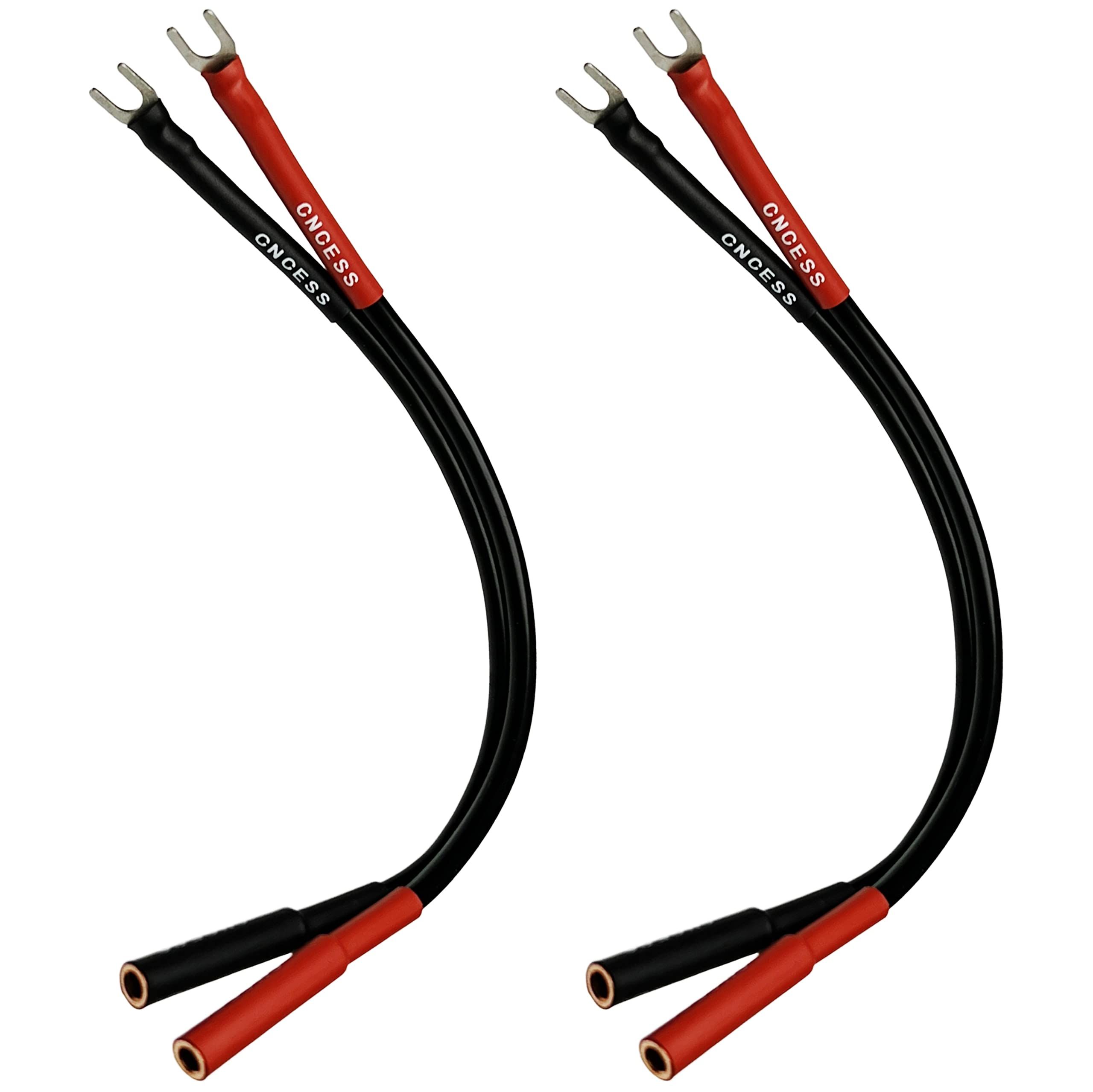 Buy CNCESS CESS-083 Female Banana Jack to Spade Plug for Speaker Cable - Small Spade Connector